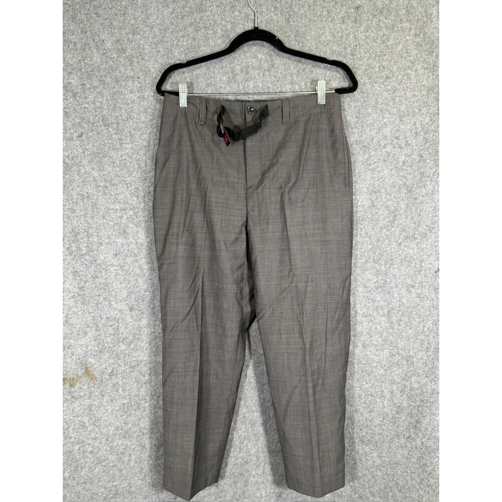 Gramicci x  Sophnet Pants Men Medium Gray Loro Piana Wool Belted Tapered Leg